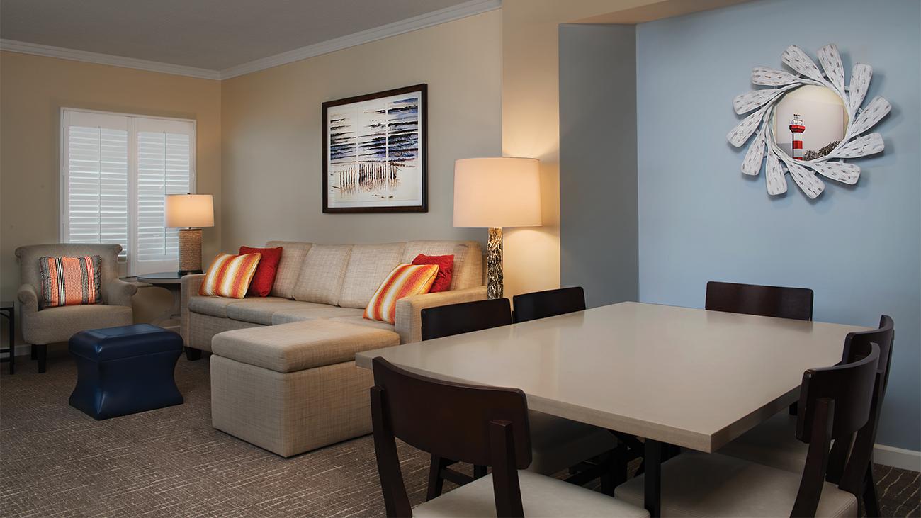 Living Room and Dining Room